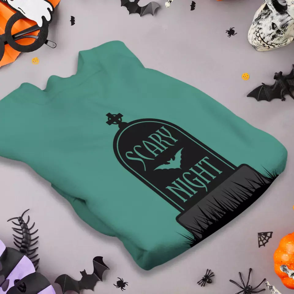 Halloween Horror Night - Custom Background -  T-Shirt