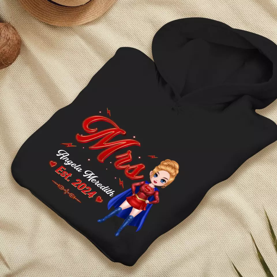 Mr Mrs Matching Shirts - Personalized Gifts For Couples - Unisex Hoodie