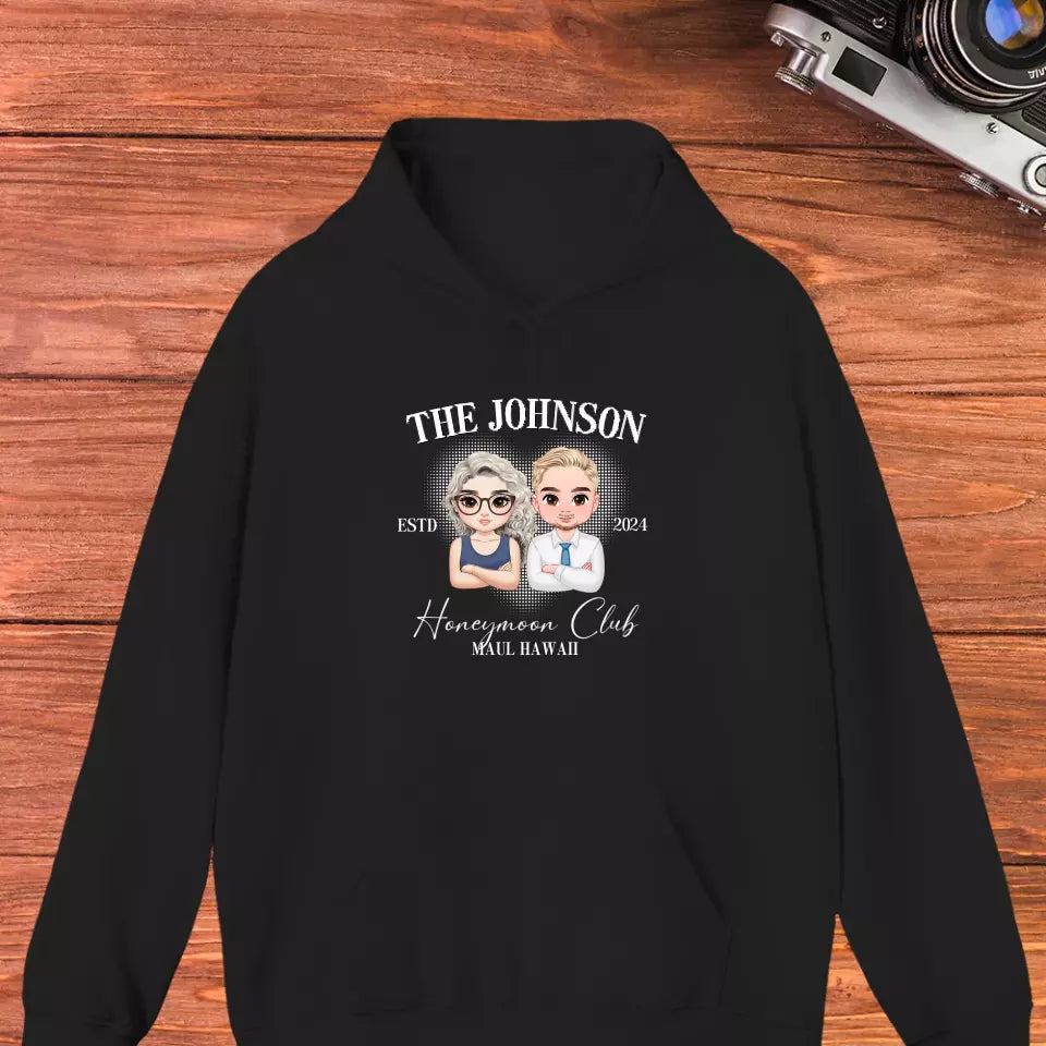 Honeymoon Club - Custom Year - Personalized Gifts For Couple - Hoodie