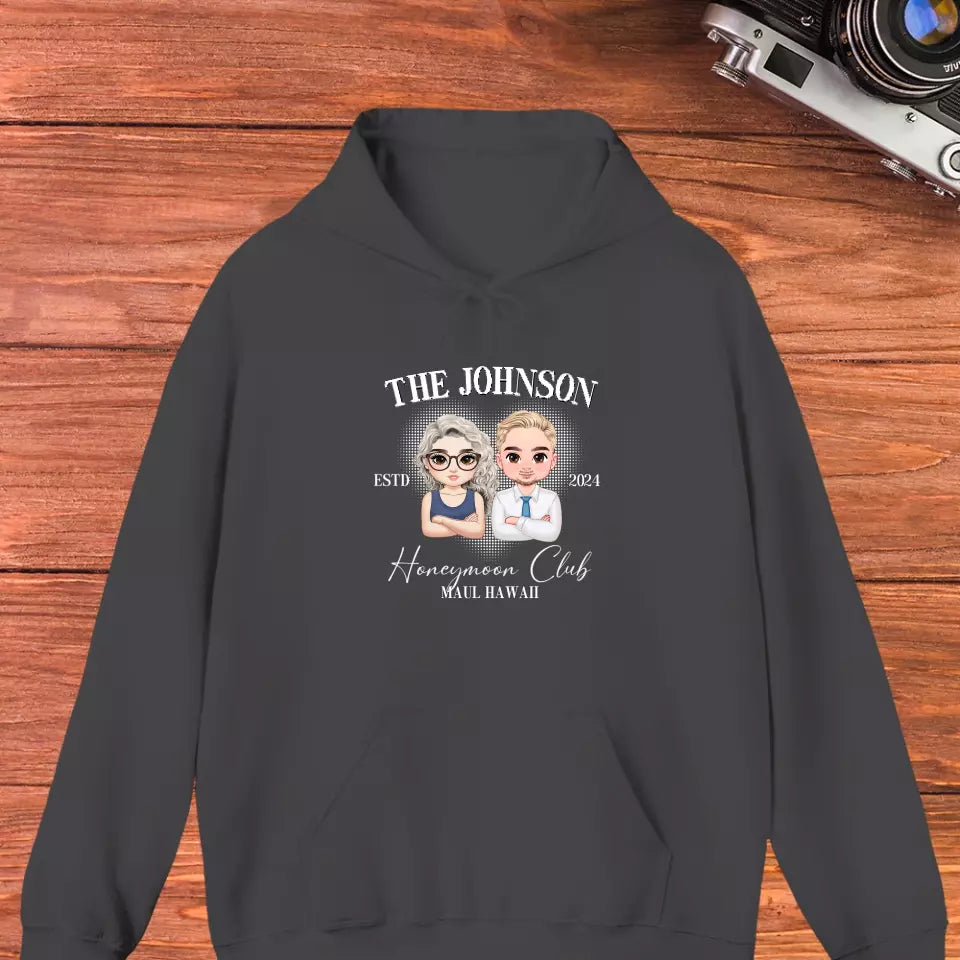 Honeymoon Club - Custom Year - Personalized Gifts For Couple - Hoodie