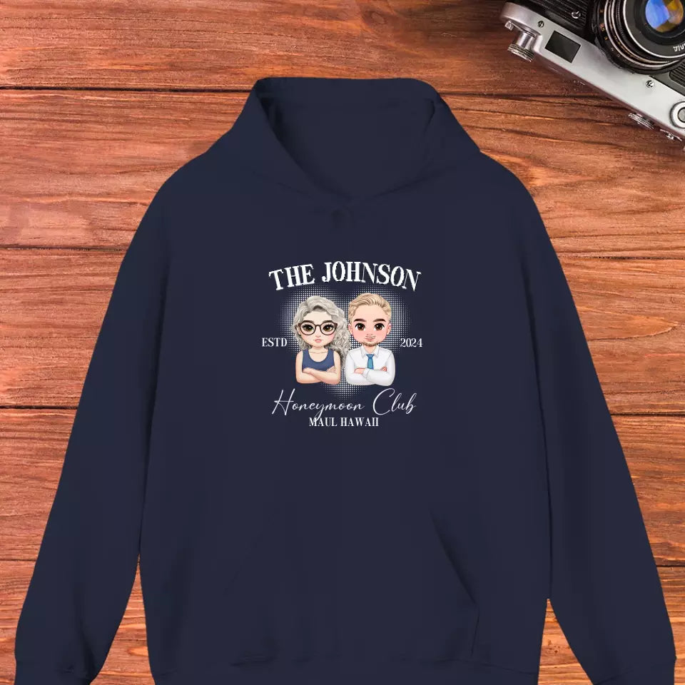 Honeymoon Club - Custom Year - Personalized Gifts For Couple - Hoodie