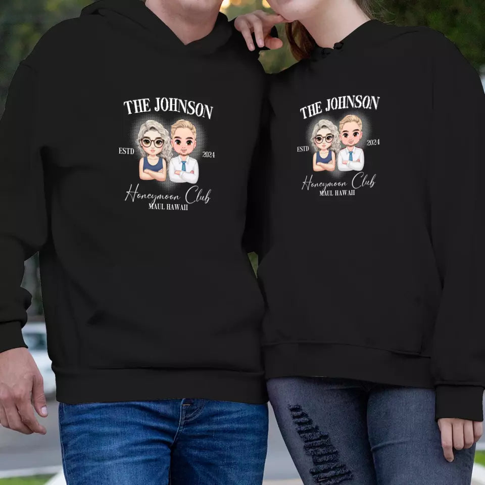 Honeymoon Club - Custom Year - Personalized Gifts For Couple - Hoodie