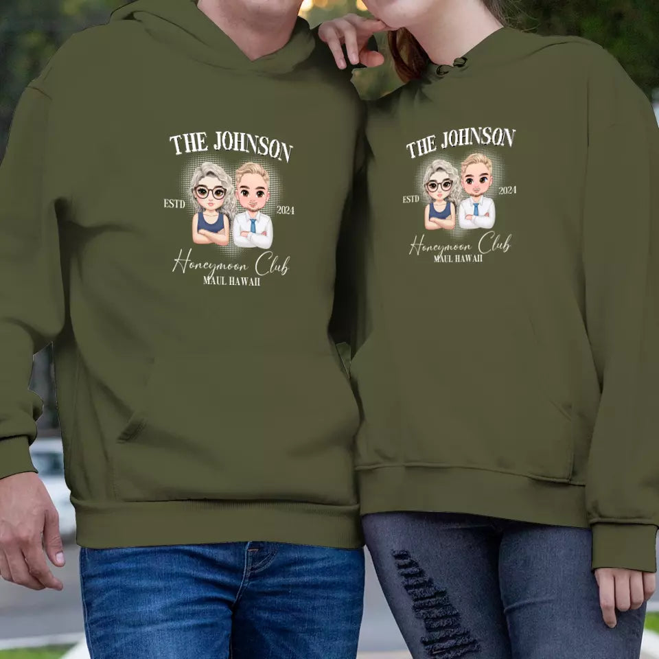 Honeymoon Club - Custom Year - Personalized Gifts For Couple - Hoodie