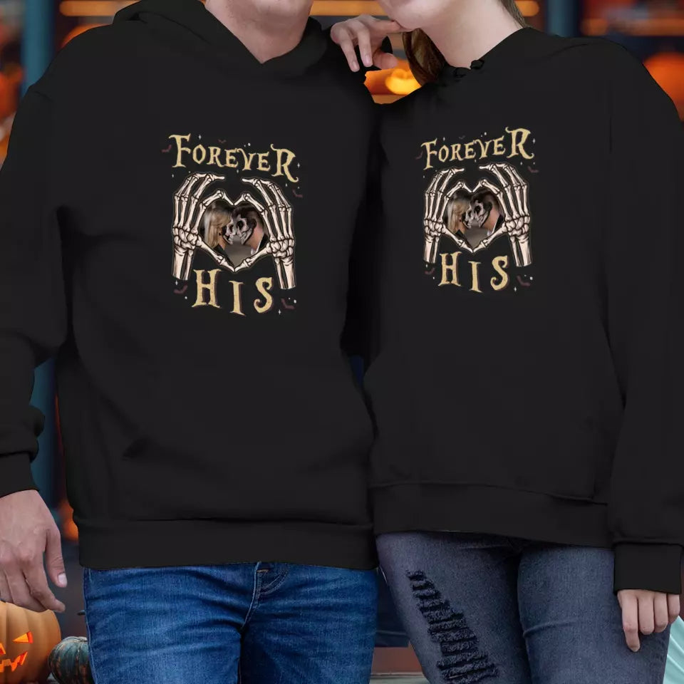 Forever Her - Custom Photo - Personalized Gifts For Couple - Hoodie