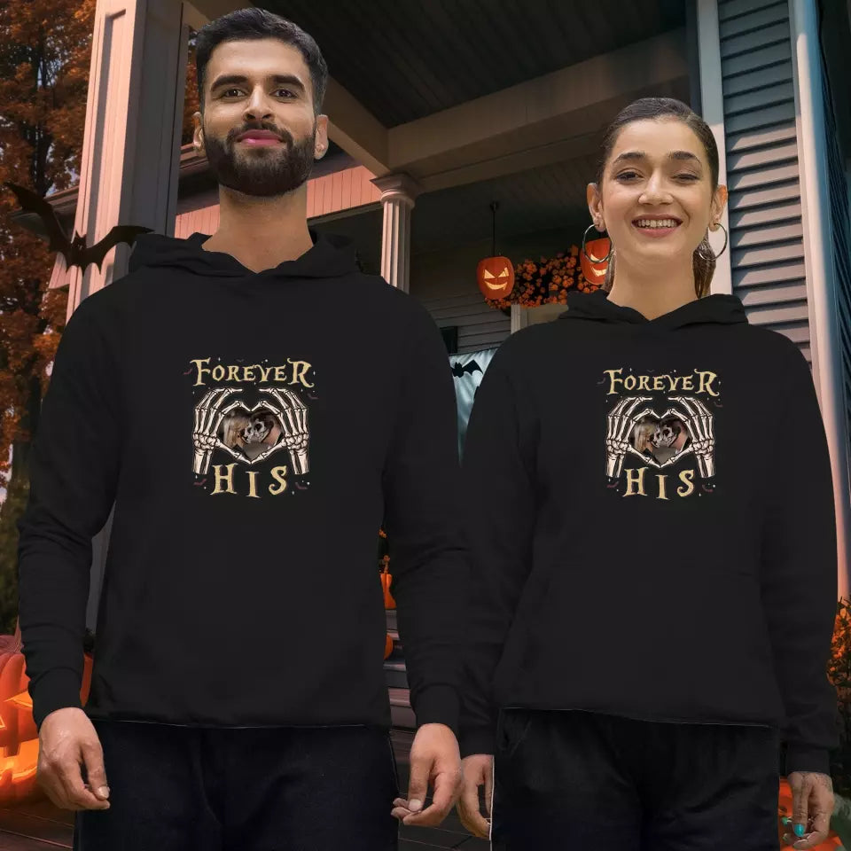 Forever Her - Custom Photo - Personalized Gifts For Couple - Hoodie