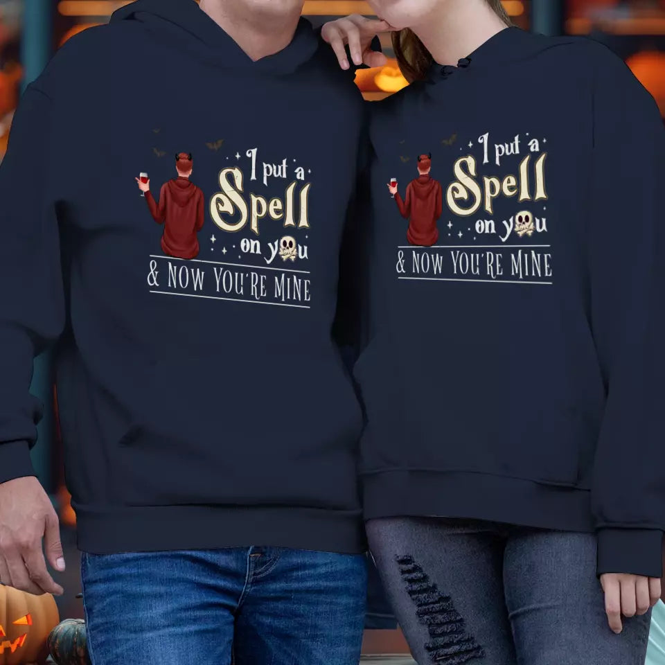 I Put A Spell On You - Custom Character - Personalized Gifts For Couple - Hoodie