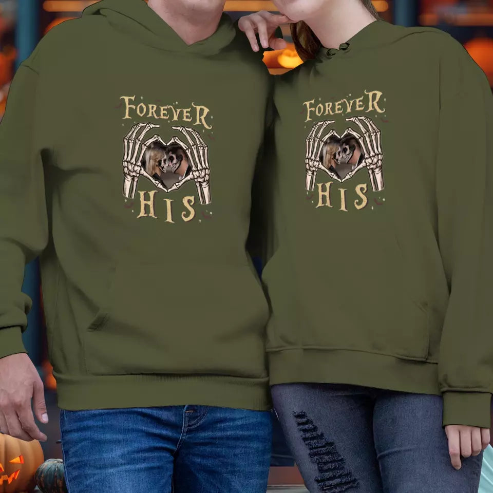 Forever Her - Custom Photo - Personalized Gifts For Couple - Hoodie