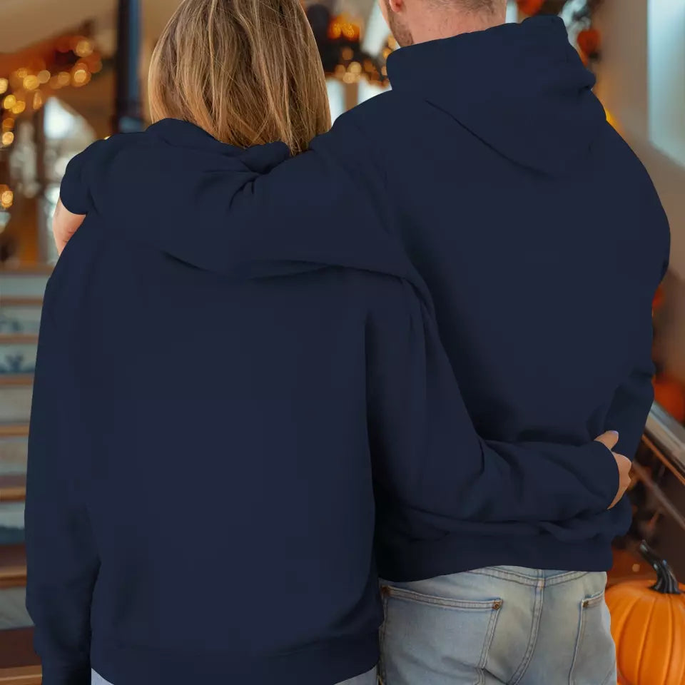 Dadcular & Momster - Custom Photo - Personalized Gifts For Couple - Hoodie