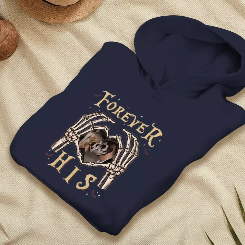 Forever Her - Custom Photo - Personalized Gifts For Couple - Hoodie