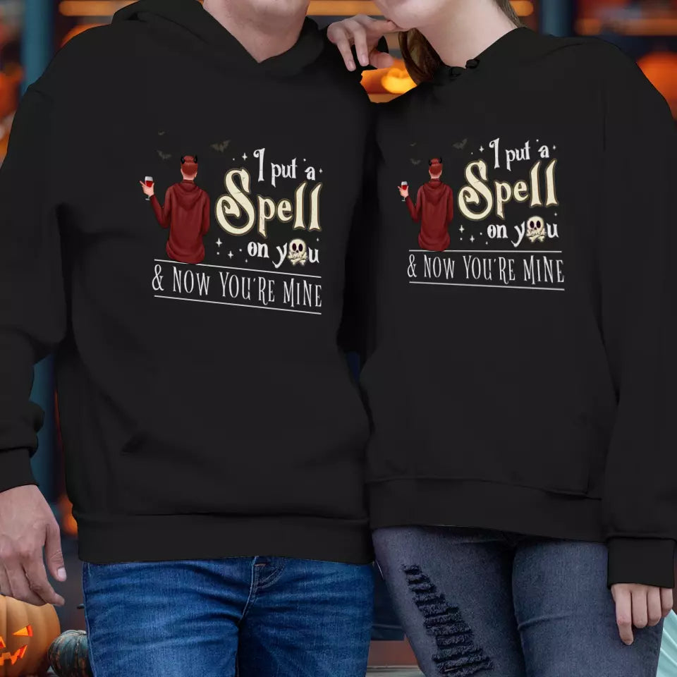 I Put A Spell On You - Custom Character - Personalized Gifts For Couple - Hoodie