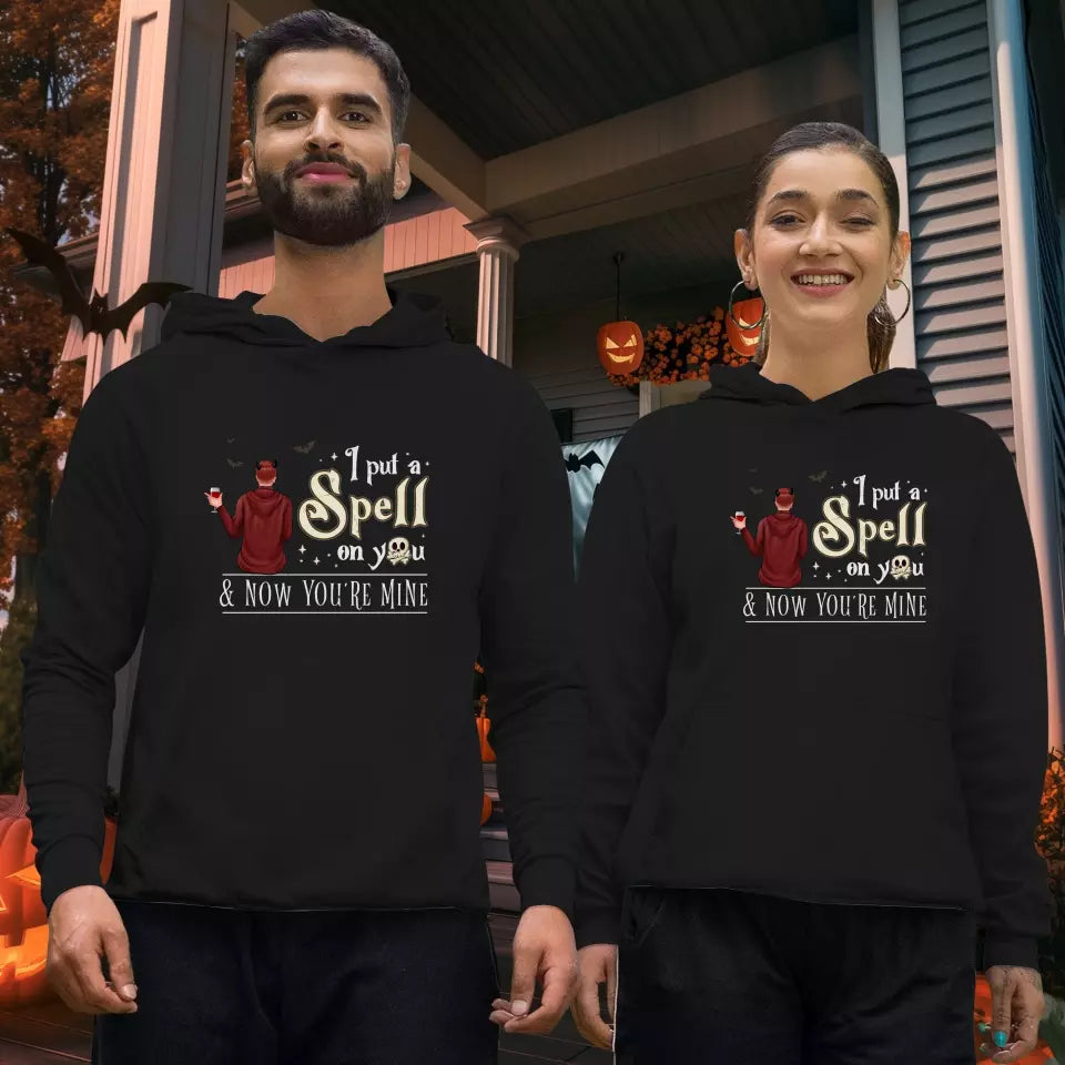 I Put A Spell On You - Custom Character - Personalized Gifts For Couple - Hoodie