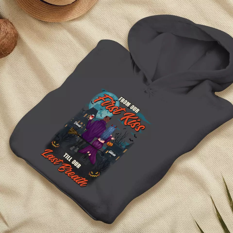 From Our First Kiss - Custom Name - Personalized Gifts for Couples - Hoodie