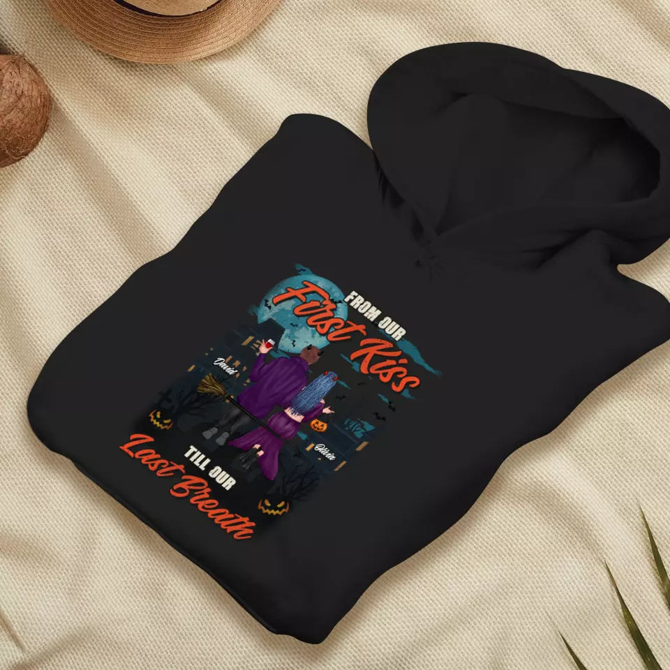 From Our First Kiss - Custom Name - Personalized Gifts for Couples - Hoodie