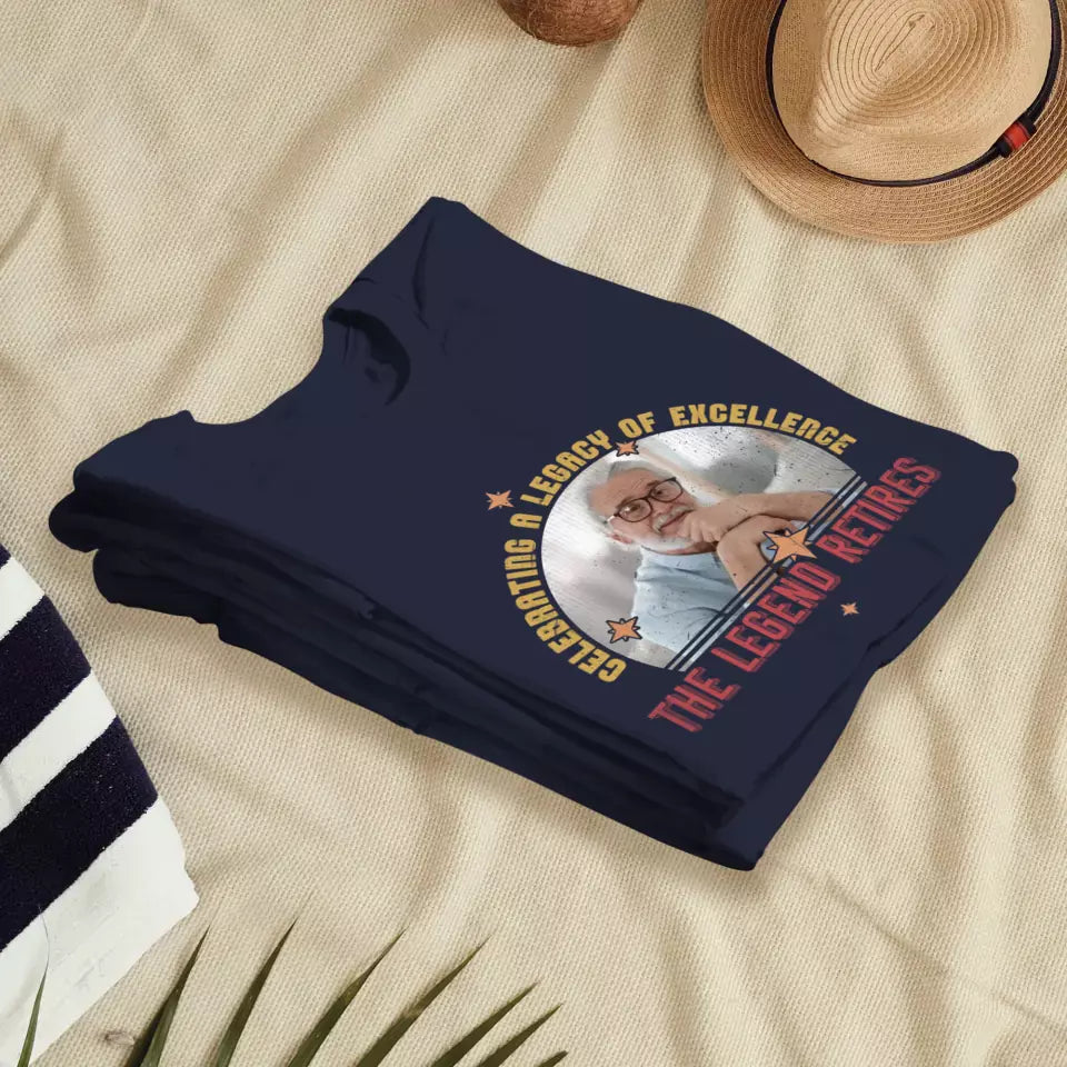 Celebrating A Legacy Of Excellence - Custom Photo - Personalized Gifts For Grandpa - Sweater