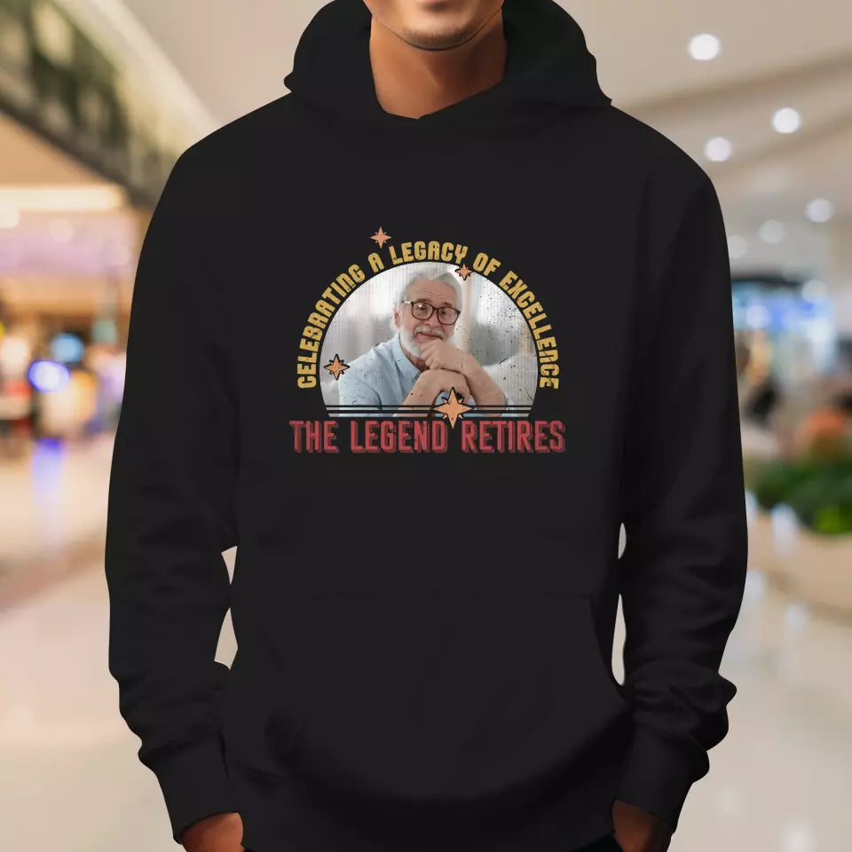 Celebrating A Legacy Of Excellence - Custom Photo - Personalized Gifts For Grandpa - Sweater