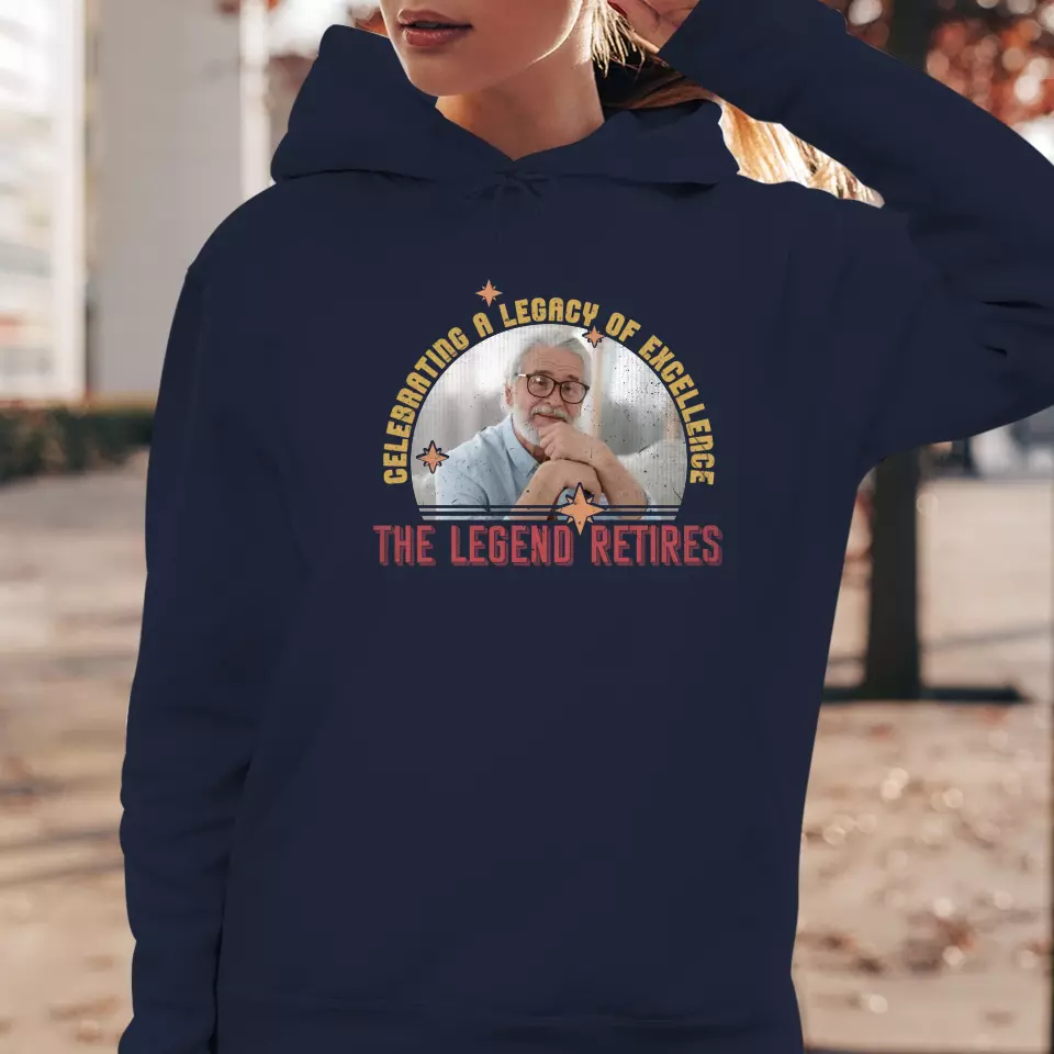 Celebrating A Legacy Of Excellence - Custom Photo - Personalized Gifts For Grandpa - Sweater