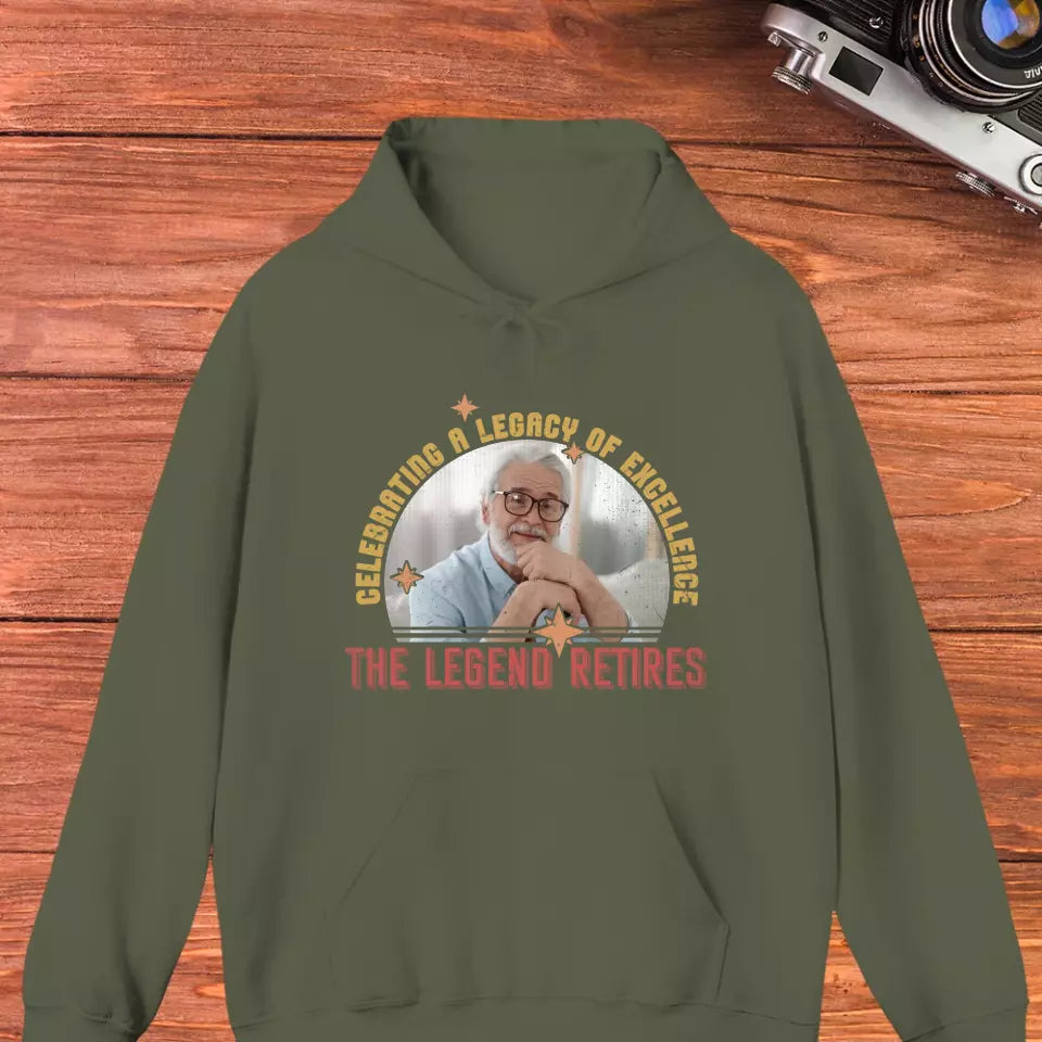 Celebrating A Legacy Of Excellence - Custom Photo - Personalized Gifts For Grandpa - Sweater