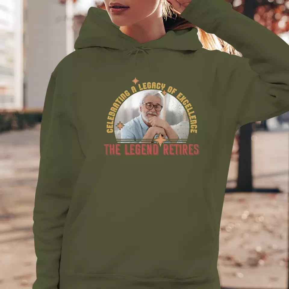 Celebrating A Legacy Of Excellence - Custom Photo - Personalized Gifts For Grandpa - Sweater