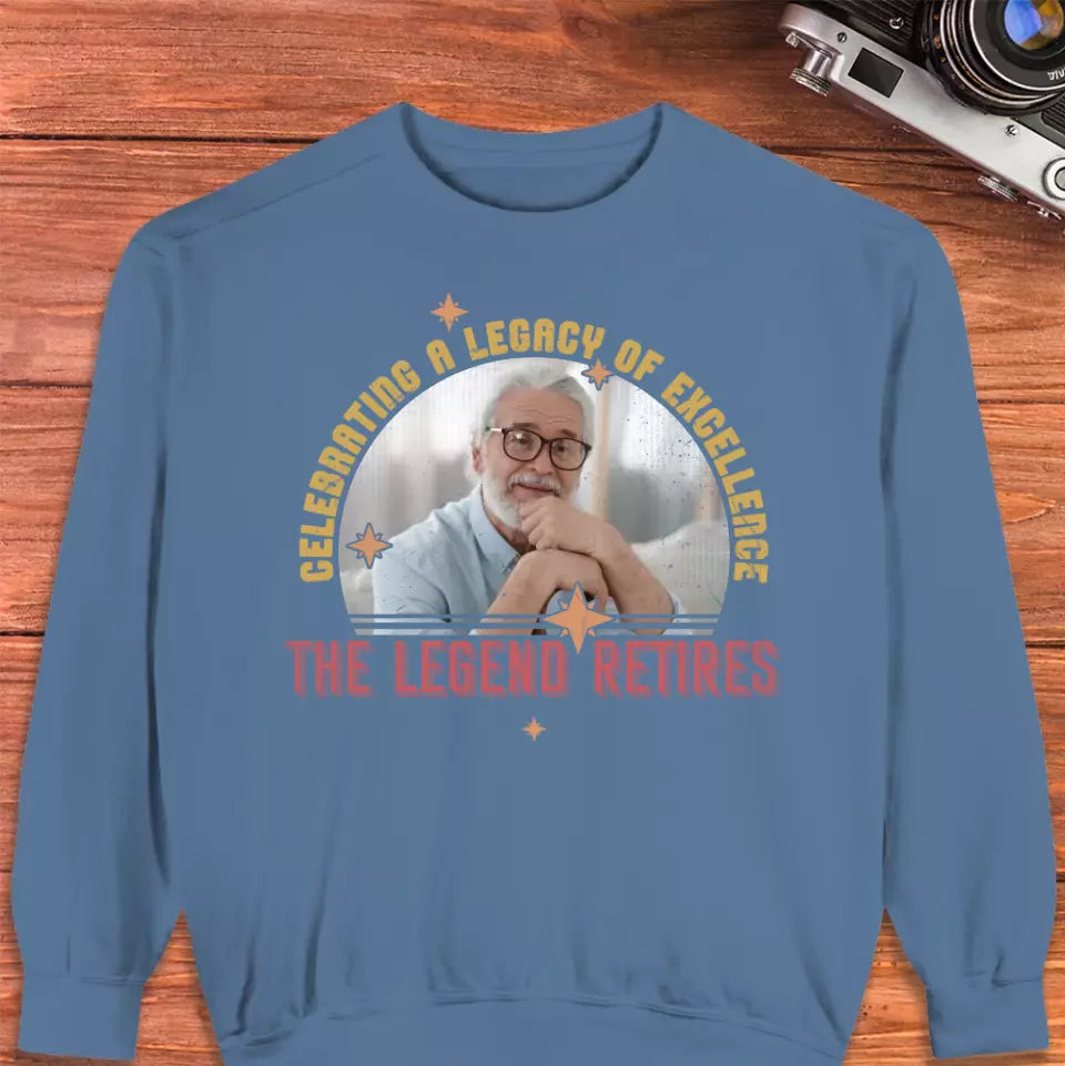 Celebrating A Legacy Of Excellence - Custom Photo - Personalized Gifts For Grandpa - Hoodie