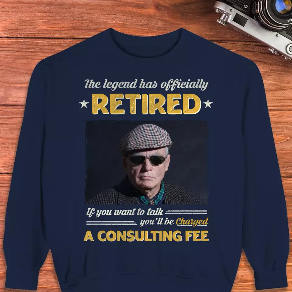 Consulting Fee - Custom Photo - Personalized Gifts For Grandpa - Sweater