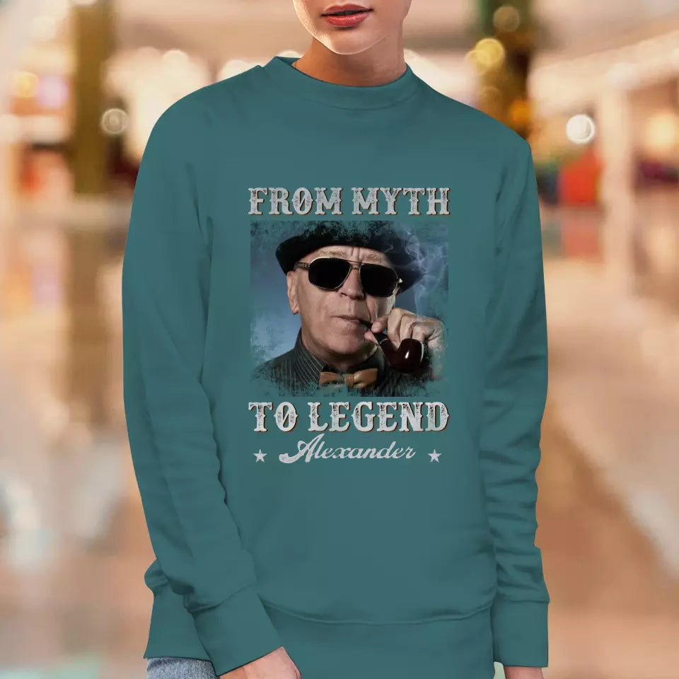 From Myth To Legend - Custom Photo - Personalized Gifts For Grandpa - Sweater