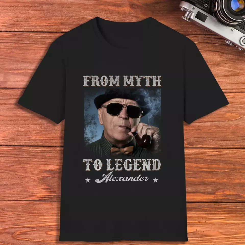 From Myth To Legend - Custom Photo - Personalized Gifts For Grandpa - Sweater