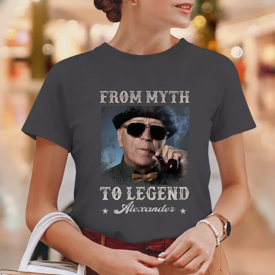 From Myth To Legend - Custom Photo - Personalized Gifts For Grandpa - Sweater