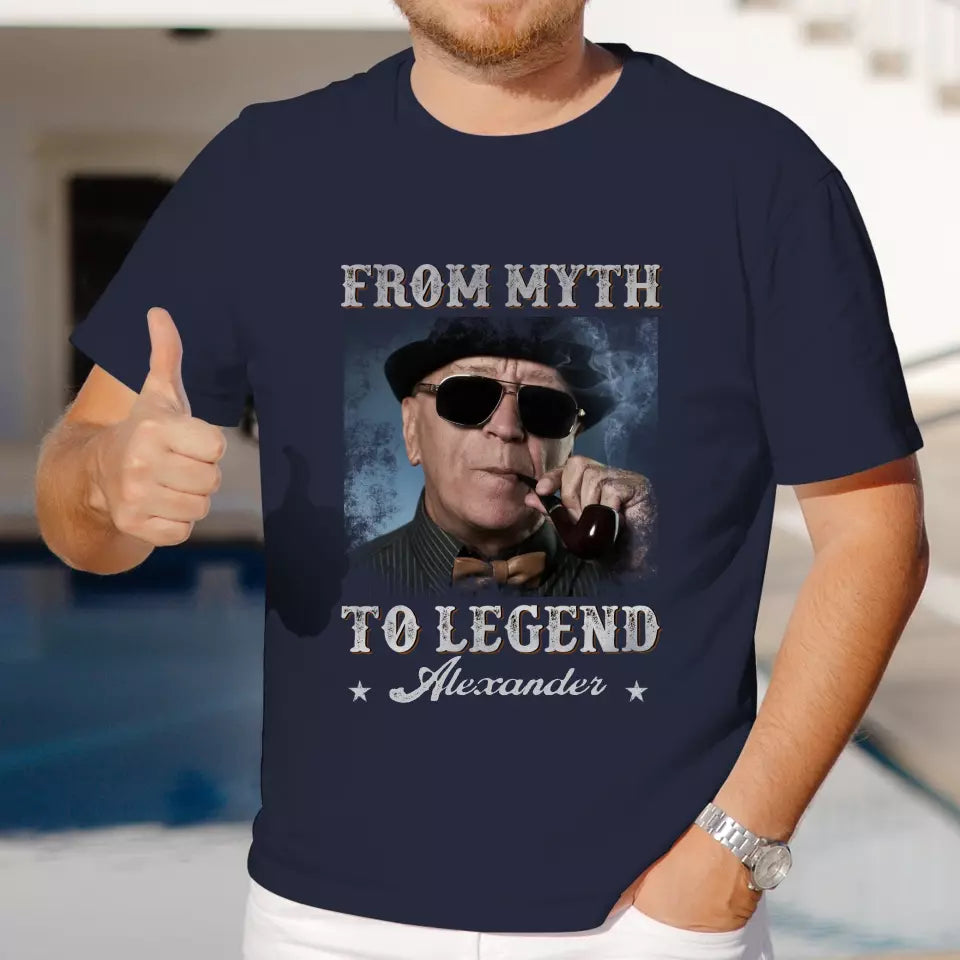 From Myth To Legend - Custom Photo - Personalized Gifts For Grandpa - Sweater