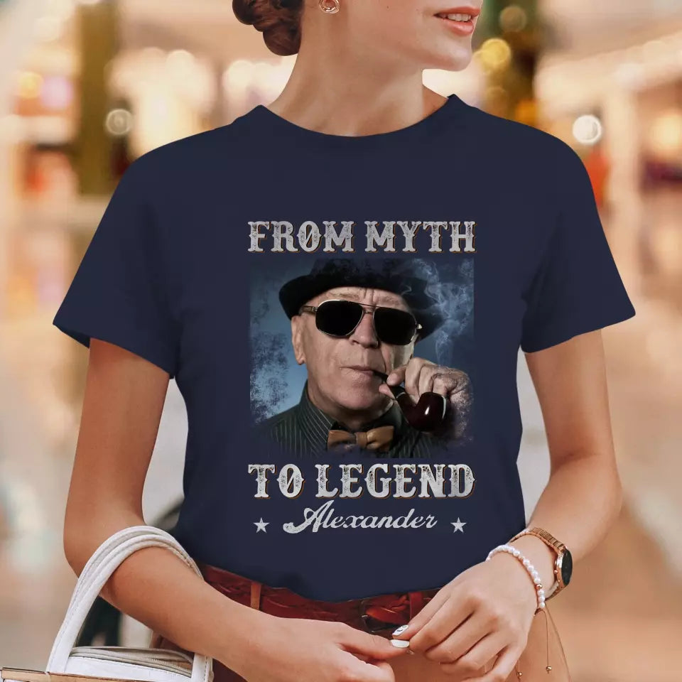 From Myth To Legend - Custom Photo - Personalized Gifts For Grandpa - Sweater