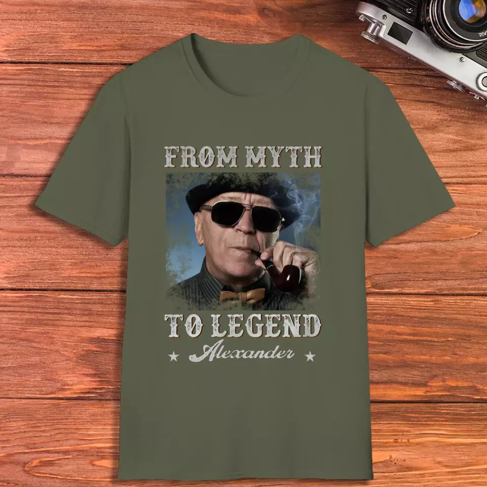 From Myth To Legend - Custom Photo - Personalized Gifts For Grandpa - Sweater