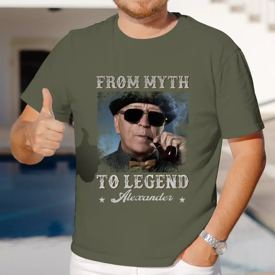 From Myth To Legend - Custom Photo - Personalized Gifts For Grandpa - Sweater