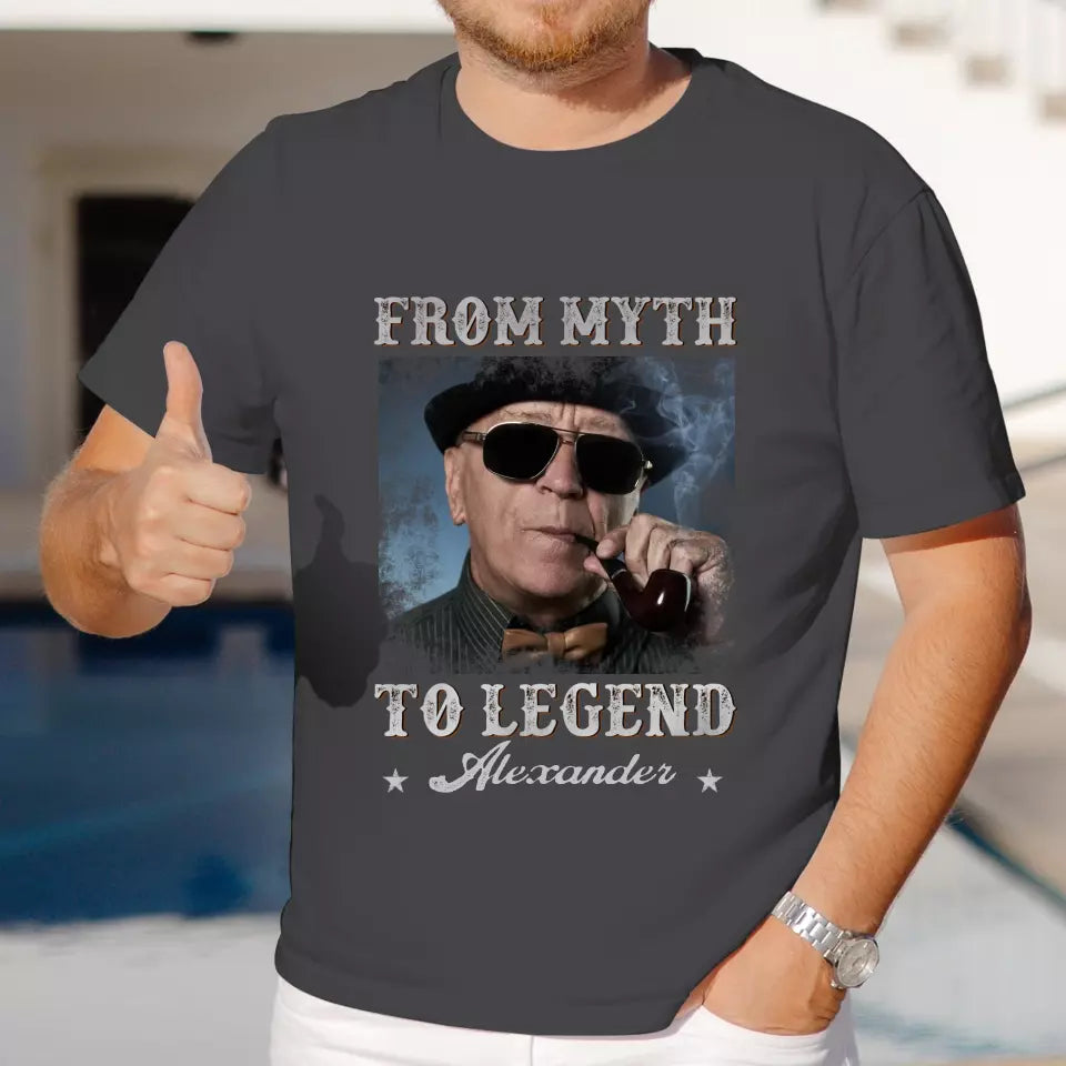 From Myth To Legend - Custom Photo - Personalized Gifts For Grandpa - Sweater