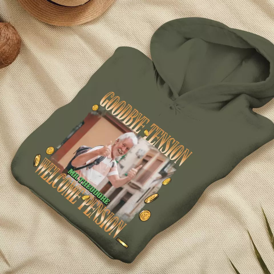 Goodbye Tension - Custom Photo - Personalized Gifts For Grandpa - T-Shirt