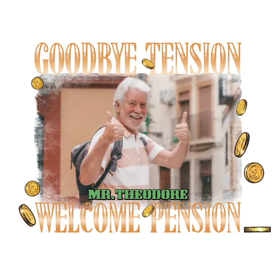 Goodbye Tension - Custom Photo - Personalized Gifts For Grandpa - T-Shirt