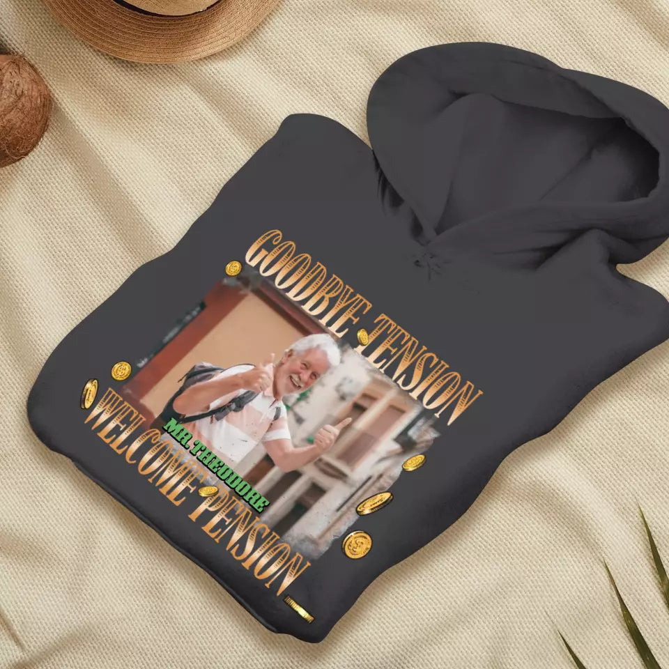 Goodbye Tension - Custom Photo - Personalized Gifts For Grandpa - T-Shirt