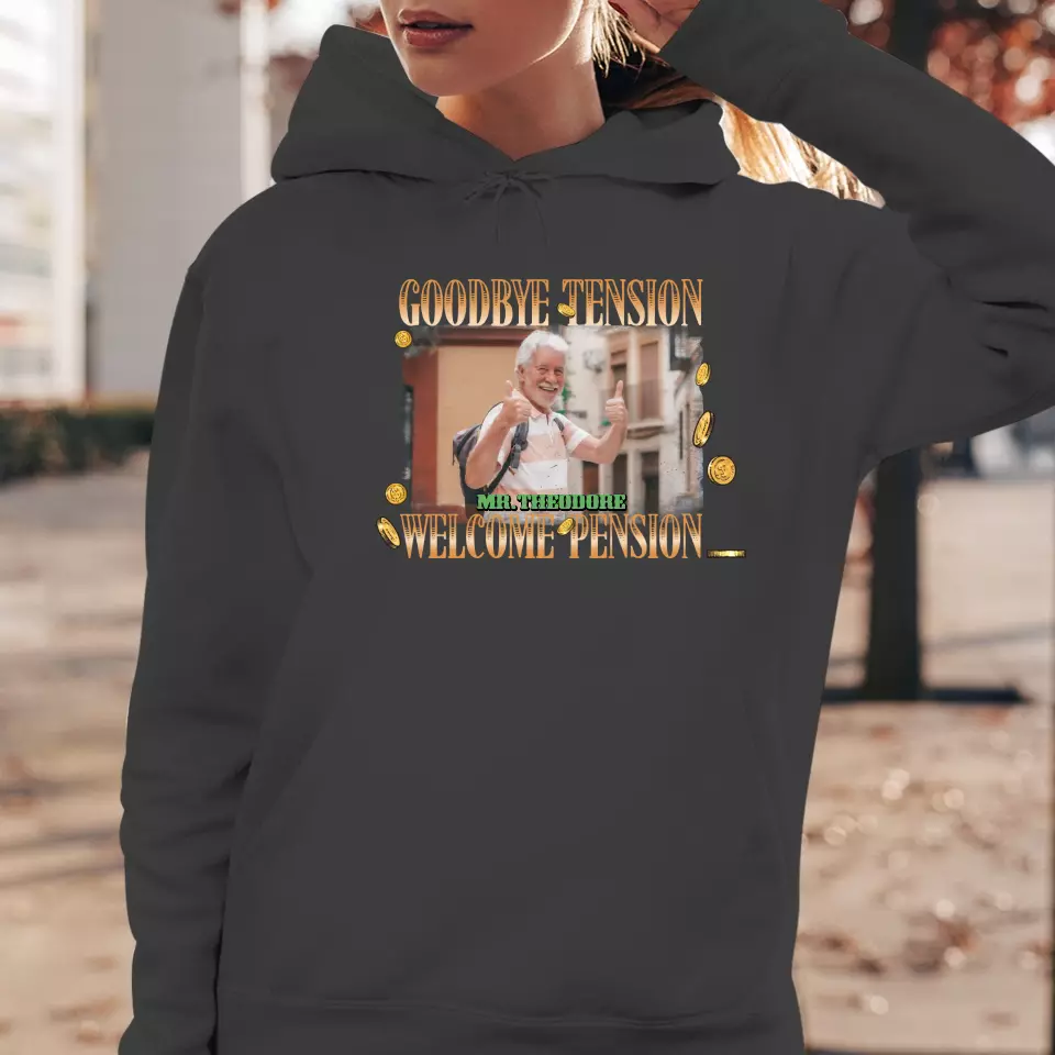 Goodbye Tension - Custom Photo - Personalized Gifts For Grandpa - Sweater