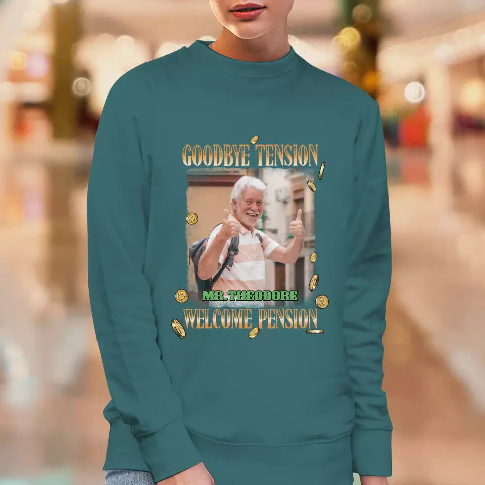 Goodbye Tension - Custom Photo - Personalized Gifts For Grandpa - Hoodie