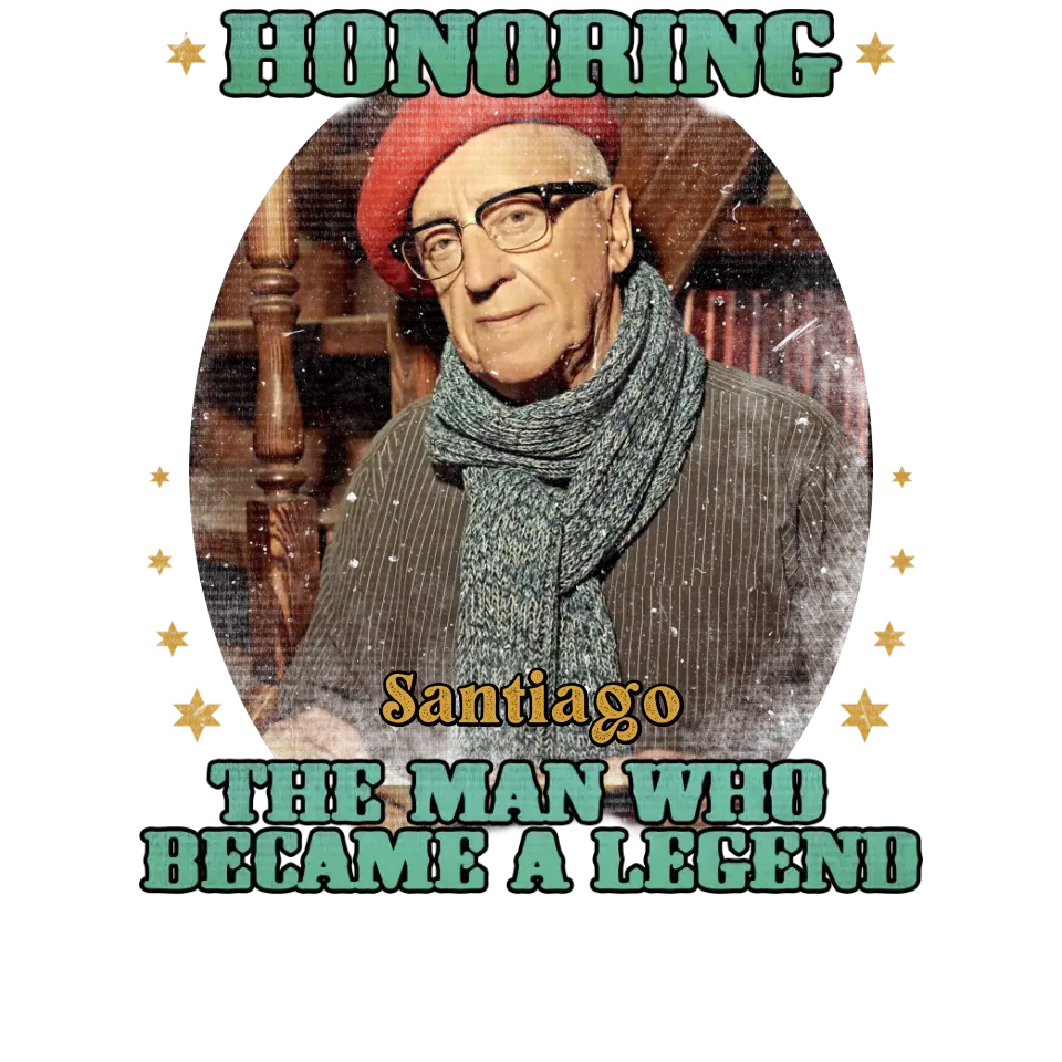 Honoring The Man - Custom Photo - Personalized Gifts For Grandpa - Sweater