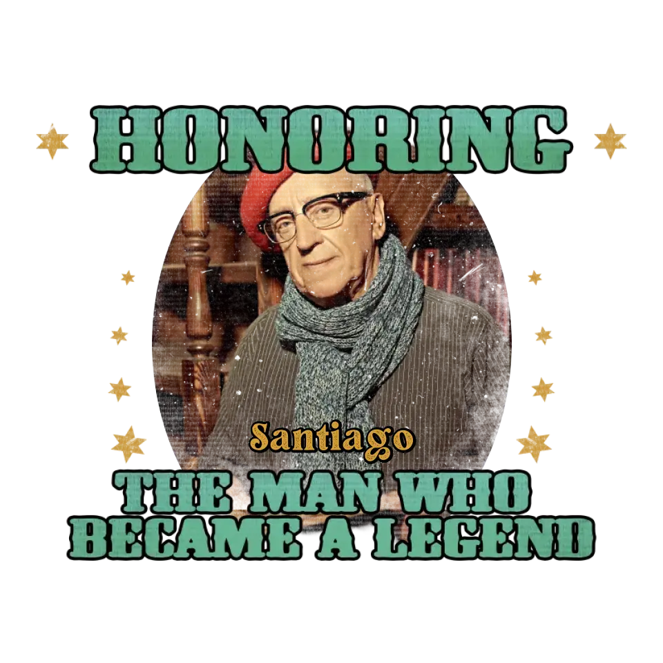 Honoring The Man - Custom Photo - Personalized Gifts For Grandpa - Sweater