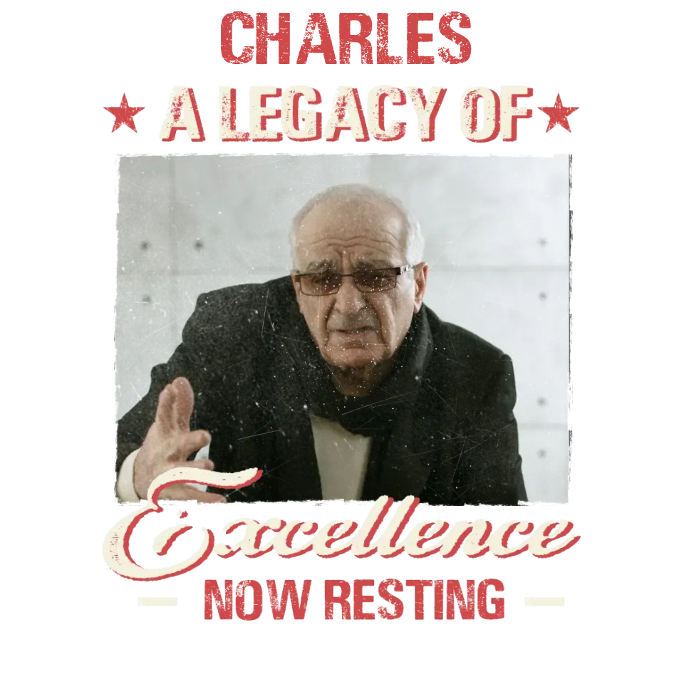 A Legacy Of Excellence Now Resting - Custom Photo - Personalized Gifts For Grandpa - T-Shirt