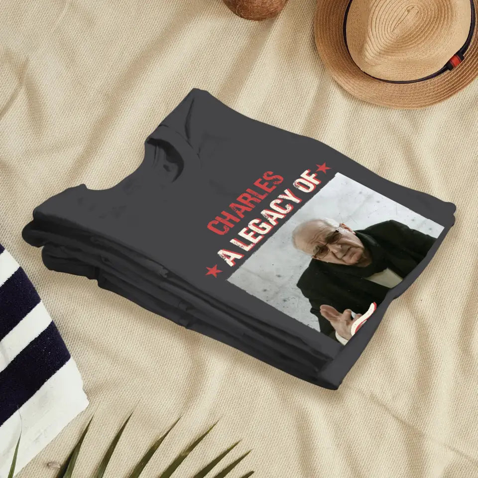 A Legacy Of Excellence Now Resting - Custom Photo - Personalized Gifts For Grandpa - Sweater