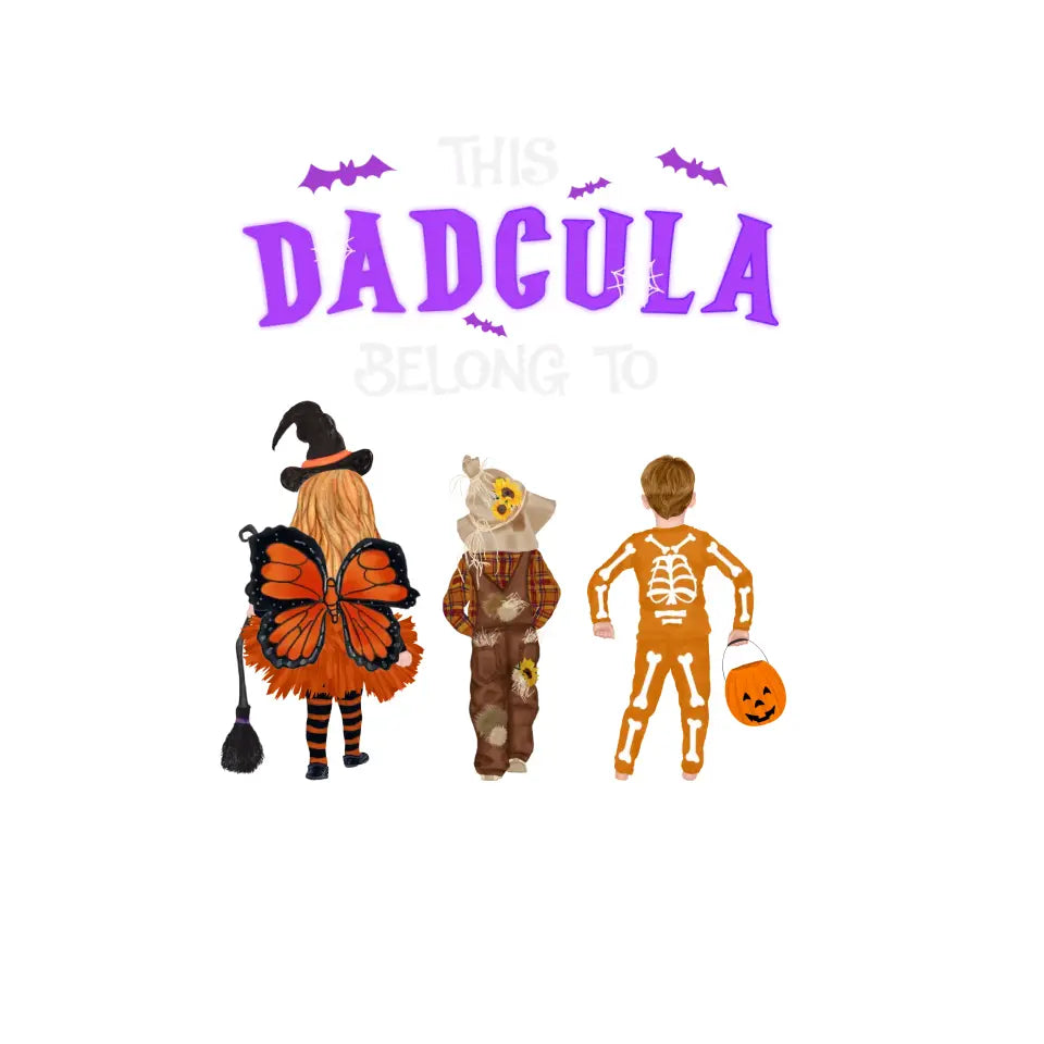 This Dadcula Belong To - Custom Name - Personalized Gifts For Dad - T-Shirt