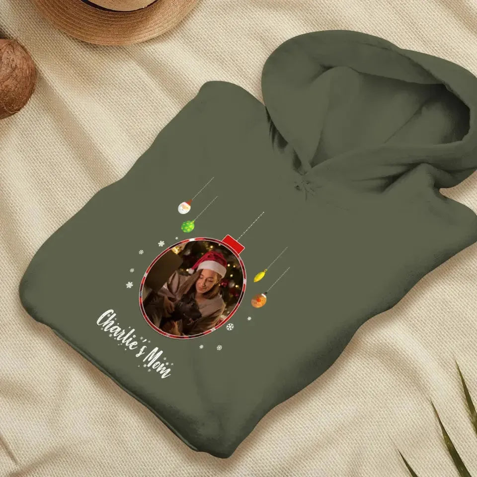 Christmas Ornament - Custom Photo - Personalized Gifts For Dog Lovers - Hoodie