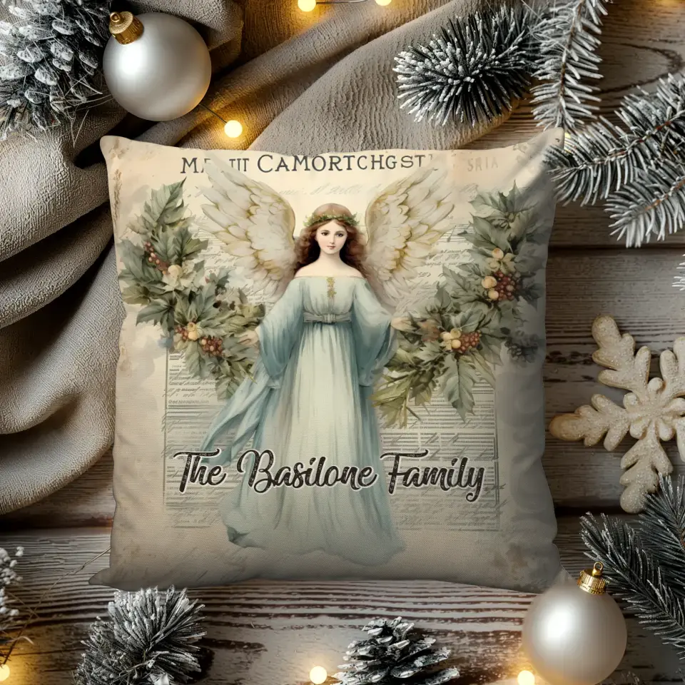 Christian Christmas - Custom Background - Pillow