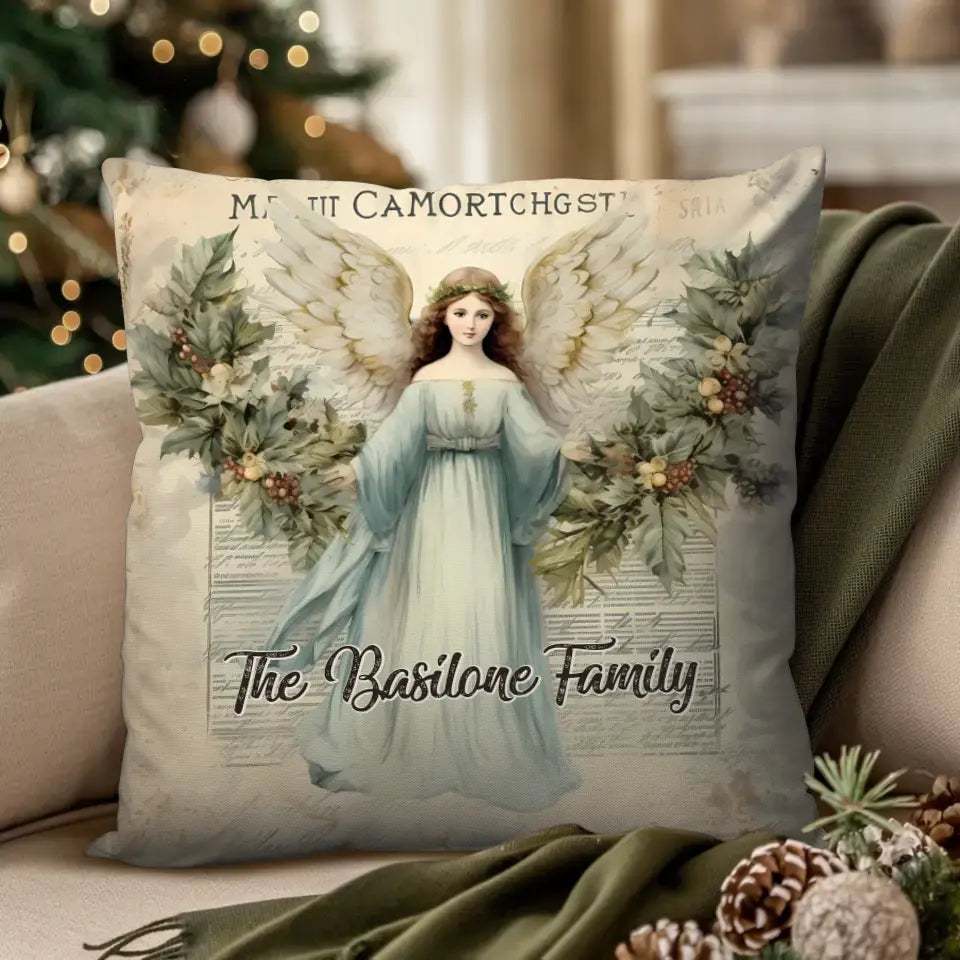 Christian Christmas - Custom Background - Pillow