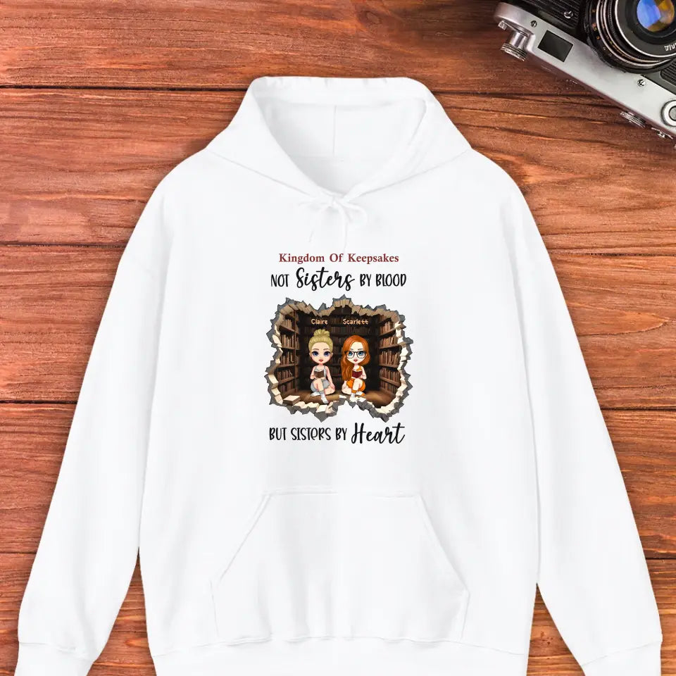 Not Sisters By Blood - Custom Name - Personalized Gifts For  Bestie - Hoodie