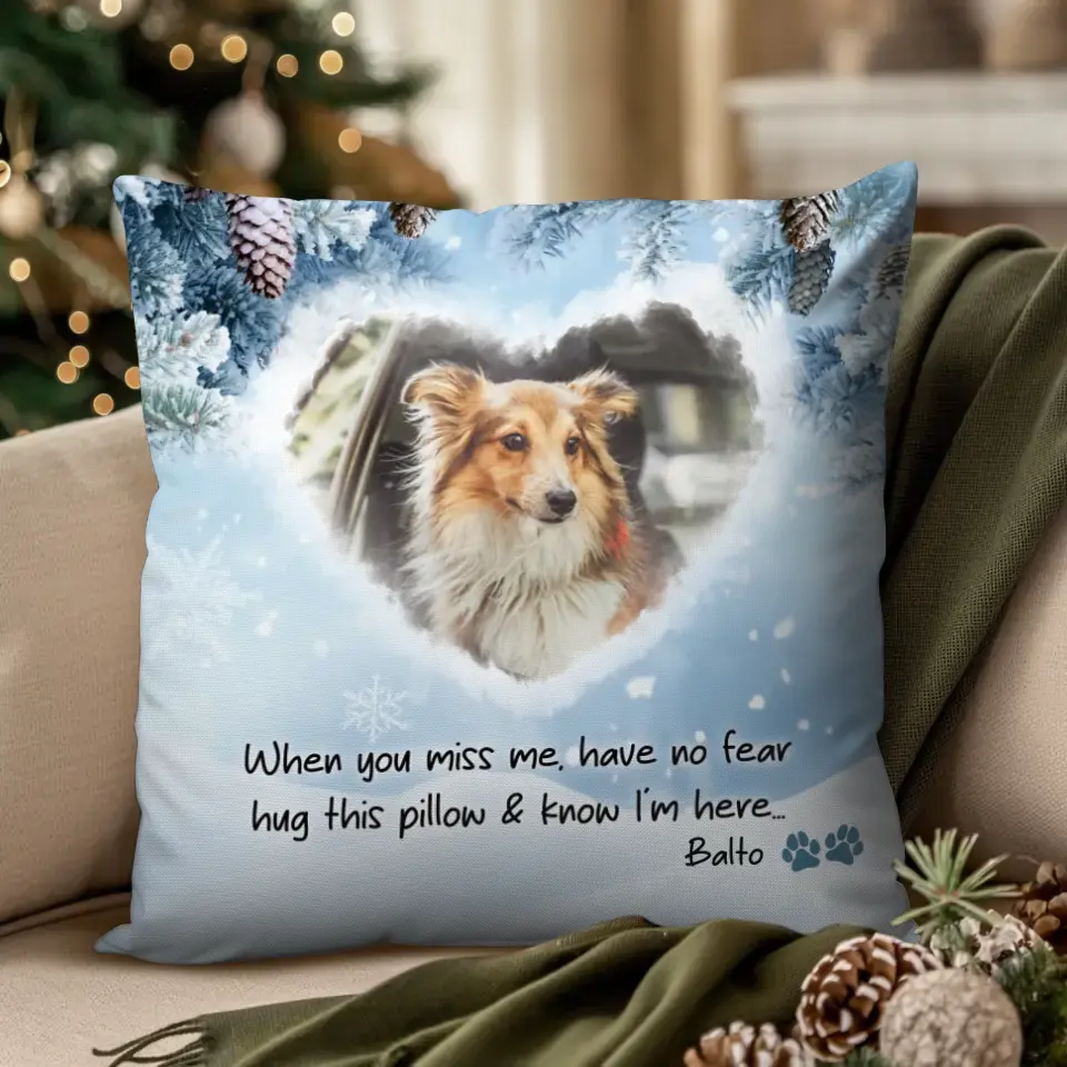 Hug This Pillow - Custom Photo - Pillow