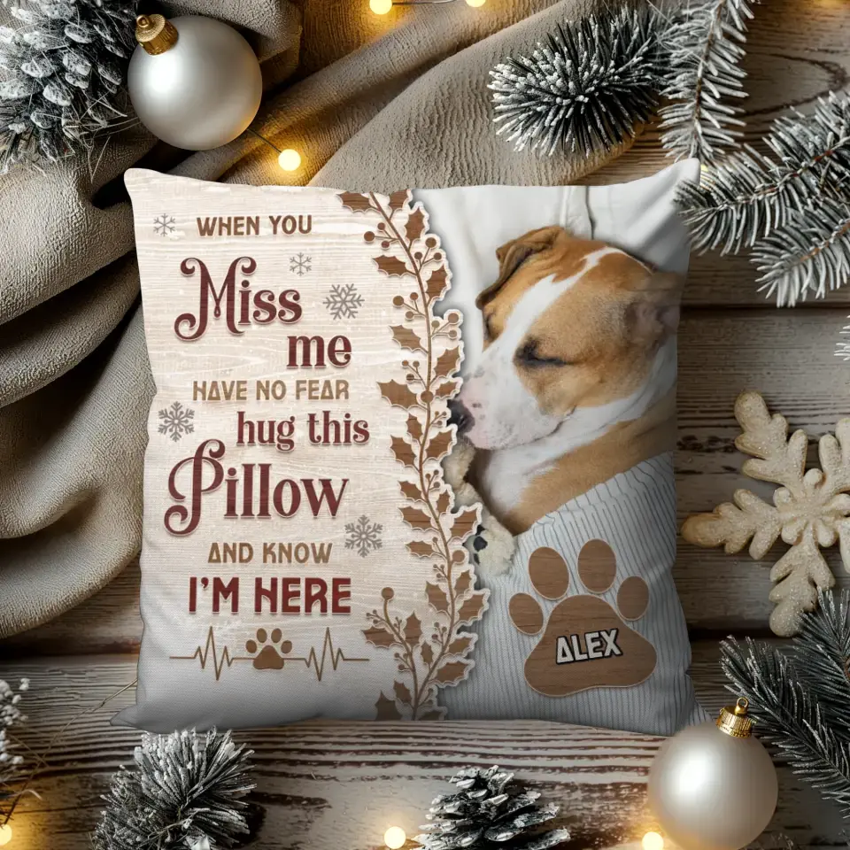 Know I Am Here - Custom Photo - Pillow