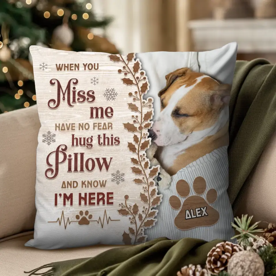 Know I Am Here - Custom Photo - Pillow