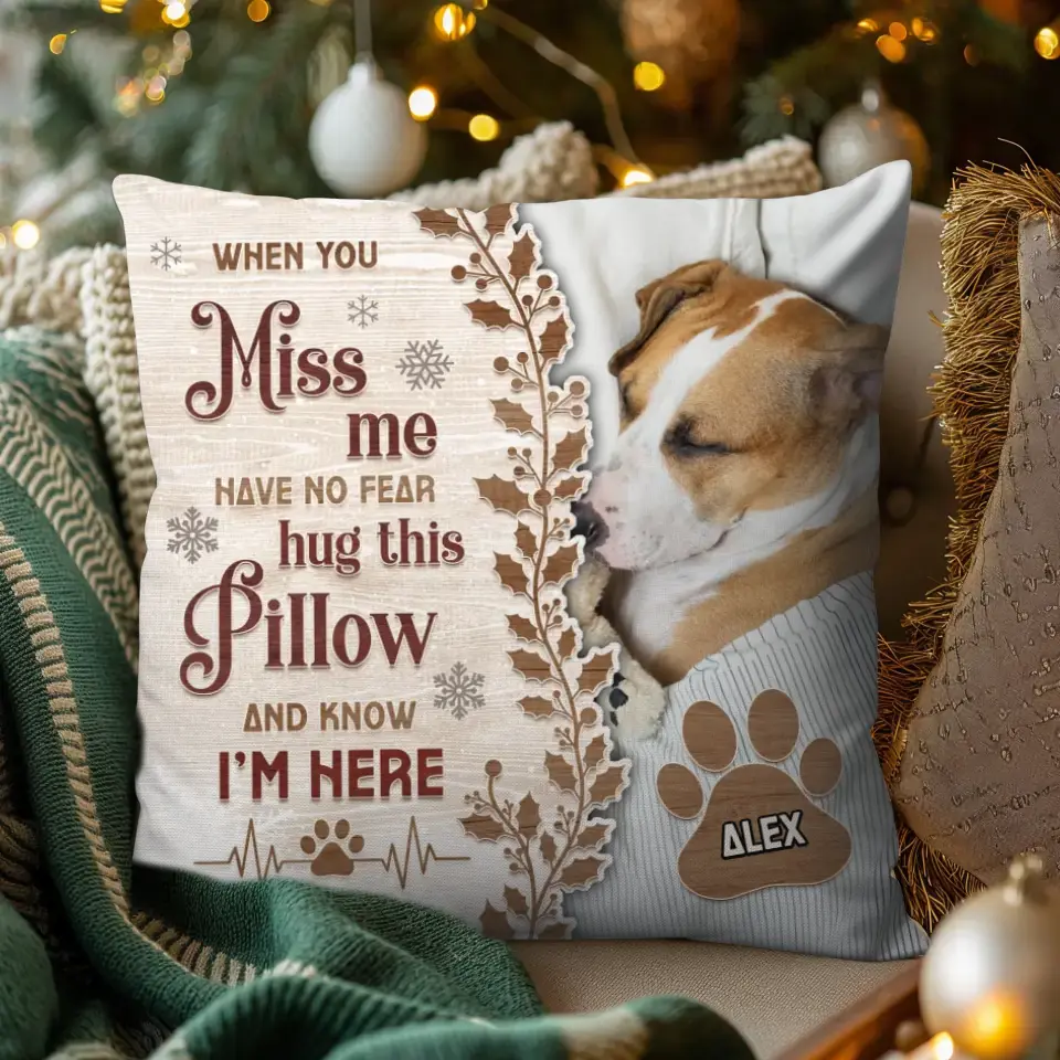 Know I Am Here - Custom Photo - Pillow